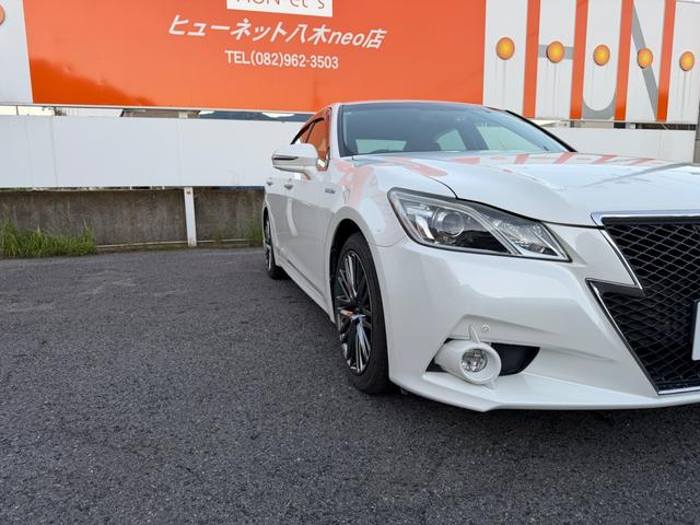 クラウンハイブリッド アスリートＳ　純正ナビ　フルセグＴＶ　クルーズコントロール　バックモニター　シートヒーター　シートベンチレーション　前後ドラレコ　前席パワーシート　Ｂｌｕｅｔｏｏｔｈ　ＥＴＣ　ＨＩＤヘッドライト　プッシュスタート（6枚目）