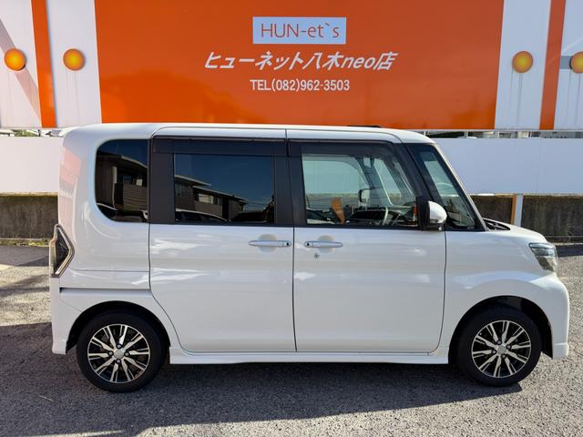 タント カスタムＸ　トップエディションＶＳ　ＳＡＩＩＩ　純正ＳＤナビ　フルセグＴＶ　Ｂｌｕｅｔｏｏｔｈ　パノラミックビューモニター　両側パワースライドドア　スマートアシスト　シートヒーター　スマートキー　ステアリングスイッチ　前ドラレコ　ＬＥＤヘッドライト（4枚目）