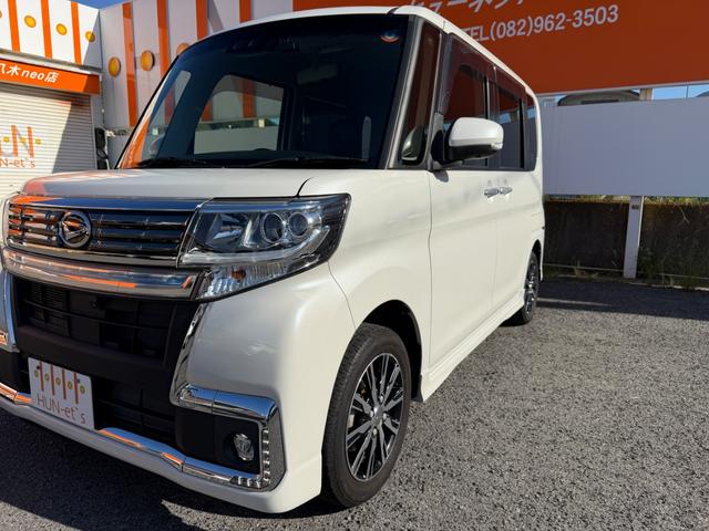 タント カスタムＸ　トップエディションＶＳ　ＳＡＩＩＩ　純正ＳＤナビ　フルセグＴＶ　Ｂｌｕｅｔｏｏｔｈ　パノラミックビューモニター　両側パワースライドドア　スマートアシスト　シートヒーター　スマートキー　ステアリングスイッチ　前ドラレコ　ＬＥＤヘッドライト（8枚目）