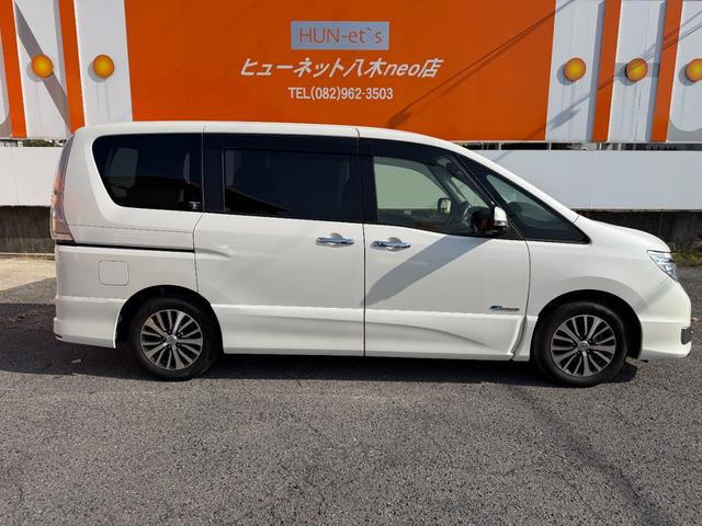 セレナ ハイウェイスター　Ｖセレ＋セーフティ　ＳＨＶ　Ａセフ　純正ＳＤナビ　フルセグＴＶ　アラウンドビューモニター　両側パワスラ　左側オートステップ　ＬＥＤライト　インテリキー　ドラレコ　ＥＴＣ　エマブレ　クルコン　ＢＴオーディオ　全国６か月保証付き（3枚目）
