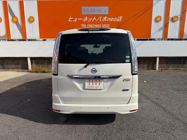 セレナ ハイウェイスター　Ｖセレ＋セーフティ　ＳＨＶ　Ａセフ　純正ＳＤナビ　フルセグＴＶ　アラウンドビューモニター　両側パワスラ　左側オートステップ　ＬＥＤライト　インテリキー　ドラレコ　ＥＴＣ　エマブレ　クルコン　ＢＴオーディオ　全国６か月保証付き（4枚目）