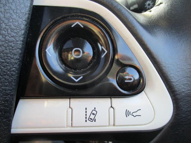 プリウス Aプレミアム サンルーフ モデリスタエアロ 社外18アルミ ローダウンサス 純正ワイドナビ フルセグ バックモニター ブルートゥース ビルトインETC ブラックレザー シートヒーター BSM HUD AC100V(35枚目)