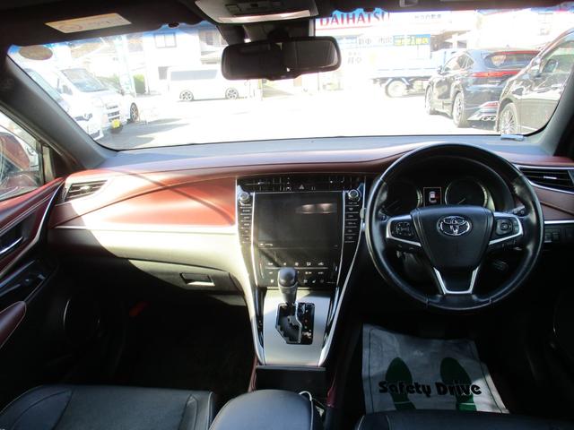 ハリアー プログレス メタル アンド レザーパッケージ サンルーフ モデリスタエアロ メーカーOPJBLサウンド フルセグTV パノラマモニター ブラックレザーエアシート パワーシート パワーバックドア セーフティセンス コーナーセンサー HOLDブレーキ(17枚目)