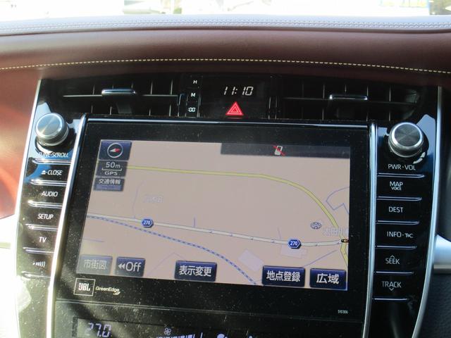 ハリアー プログレス メタル アンド レザーパッケージ サンルーフ モデリスタエアロ メーカーOPJBLサウンド フルセグTV パノラマモニター ブラックレザーエアシート パワーシート パワーバックドア セーフティセンス コーナーセンサー HOLDブレーキ(20枚目)