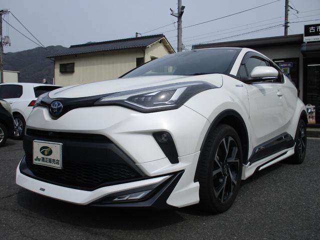 Ｃ－ＨＲ Ｇ　モデリスタエアロ　ワンオーナー　純正ディスプレイオーディオ　全周囲カメラ　トヨタセーフティセンス　クリアランスソナー　ハーフレザー調シート　ＬＥＤヘッドライト　オートライト　ビルトインＥＴＣ（3枚目）