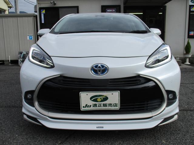 アクア Ｚ　モデリスタエアロ　純正ディスプレイオーディオ　フルセグＴＶ　レーダークルーズコントロール　ハーフレザーシート　セーフティセンス　コーナーセンサー　オートライト　ＬＥＤヘッドライト　前後ドラレコ（2枚目）