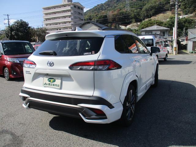 カローラクロス Z パノラマルーフ モデリスタエアロ モデリスタカラードフェンダー ハーフレザーシート HUD 社外18アルミ アルパイン9インチナビ フルセグ ブルートゥース DVD ドラレコ ビルトインETC2.0(13枚目)