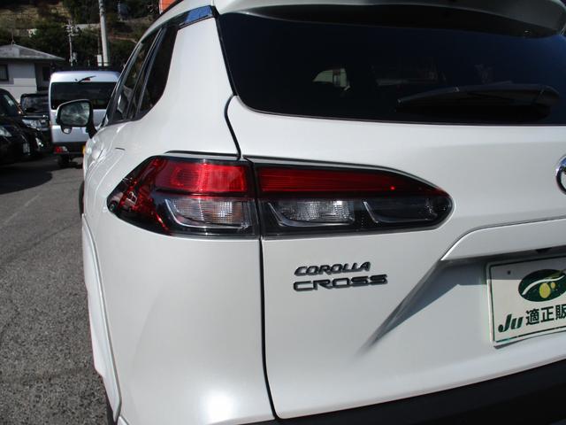 カローラクロス Z パノラマルーフ モデリスタエアロ モデリスタカラードフェンダー ハーフレザーシート HUD 社外18アルミ アルパイン9インチナビ フルセグ ブルートゥース DVD ドラレコ ビルトインETC2.0(14枚目)