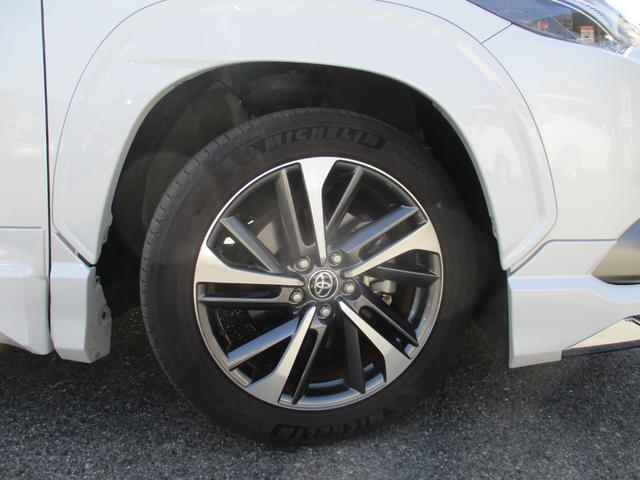 カローラクロス Z パノラマルーフ モデリスタエアロ モデリスタカラードフェンダー ハーフレザーシート HUD 社外18アルミ アルパイン9インチナビ フルセグ ブルートゥース DVD ドラレコ ビルトインETC2.0(17枚目)