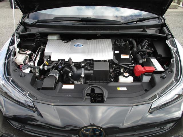 プリウス Ｓツーリングセレクション・ブラックエディション　モデリスタエアロ　純正ワイドナビ　フルセグＴＶ　全方位カメラ　社外１８インチＡＷ　レーダークルーズコントロール　トヨタセーフティセンス　オートライト　ＬＥＤヘッドライト　オートマチックハイビーム（64枚目）