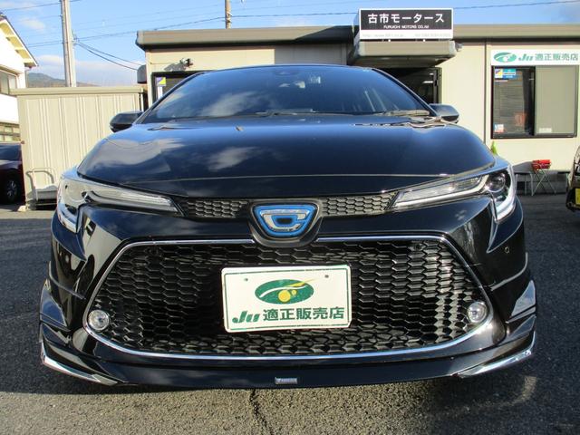 カローラツーリング ハイブリッド　ダブルバイビー　モデリスタエアロ　ＴＲＤ１８インチＡＷ　純正ディスプレイオーディオ　トヨタセーフティセンス　レーダークルーズコントロール　バックカメラ　ステアリングヒーター　ハーフレザーシート　シートヒーター（2枚目）