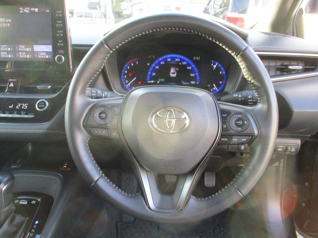 カローラツーリング ハイブリッド　ダブルバイビー　モデリスタエアロ　ＴＲＤ１８インチＡＷ　純正ディスプレイオーディオ　トヨタセーフティセンス　レーダークルーズコントロール　バックカメラ　ステアリングヒーター　ハーフレザーシート　シートヒーター（29枚目）