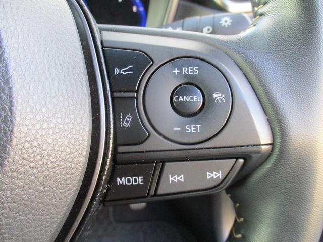 カローラツーリング ハイブリッド　ダブルバイビー　モデリスタエアロ　ＴＲＤ１８インチＡＷ　純正ディスプレイオーディオ　トヨタセーフティセンス　レーダークルーズコントロール　バックカメラ　ステアリングヒーター　ハーフレザーシート　シートヒーター（31枚目）