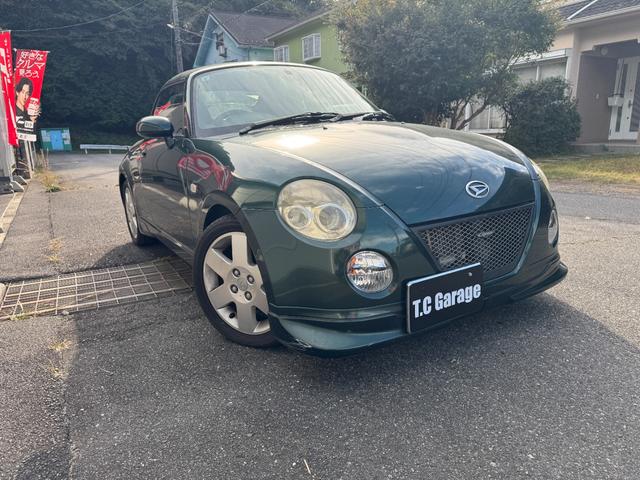 コペン アクティブトップ　ターボ車　運転席助手席エアバック　社外ナビゲーション　ドライブレコーダー　パワーウインドー　ＥＴＣ車載器　運転席エアバッグ　ＡＢＳ　エアコン　パワステ　禁煙　オープン異常なし（3枚目）