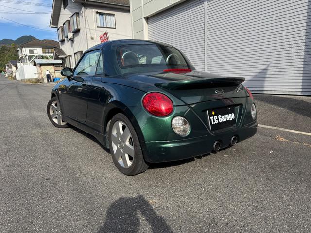 コペン アクティブトップ　ターボ車　運転席助手席エアバック　社外ナビゲーション　ドライブレコーダー　パワーウインドー　ＥＴＣ車載器　運転席エアバッグ　ＡＢＳ　エアコン　パワステ　禁煙　オープン異常なし（7枚目）