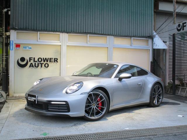 ９１１ ９１１カレラＳ　ＧＴシルバーメタリック　スポーツサスペンション（１０ミリ低）　２０＆２１カレラクラシックＡＷ　右Ｈ　黒革シート　Ｐシート　純正ナビ　ドラレコ　レーダー　ＥＴＣ　３６０°カメラ　クルコン　スペアキー有（7枚目）