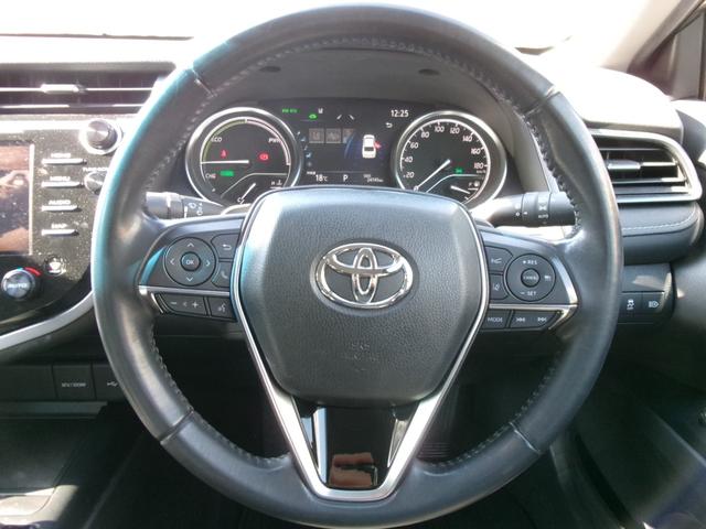 カムリ ＷＳ　純正１７ＡＷ　黒ハーフレザーシート　純正８インチＤＡ　Ｔコネナビ＆ＴＶ　前後ドラレコ　Ｂカメラ　ＥＴＣ２．０　パドルシフト　カラーＨＵＤ　クルコン　ＢＳＭ　ＬＤＡ　プリクラッシュ　サイドバイザー（16枚目）