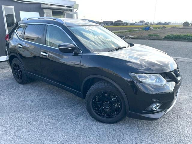 エクストレイル ２０Ｘ　４ＷＤ　レイズＡＷ　サンルール　サンルーフ　パノラマガラスルーフ　外品アルミ　ドラレコ　ＬＥＤヘッドライト　８インチナビ　シートヒーター　ＴＶナビ　バックモニター　ルーフレール（2枚目）