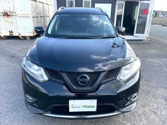 エクストレイル ２０Ｘ　４ＷＤ　レイズＡＷ　サンルール　サンルーフ　パノラマガラスルーフ　外品アルミ　ドラレコ　ＬＥＤヘッドライト　８インチナビ　シートヒーター　ＴＶナビ　バックモニター　ルーフレール（3枚目）