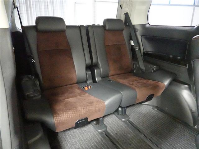 アルファード 240S タイプゴールド フルセグ HDDナビ DVD再生 ミュージックプレイヤー接続可 バックカメラ 両側電動スライド HIDヘッドライト ウオークスルー 乗車定員7人 3列シート 記録簿(14枚目)