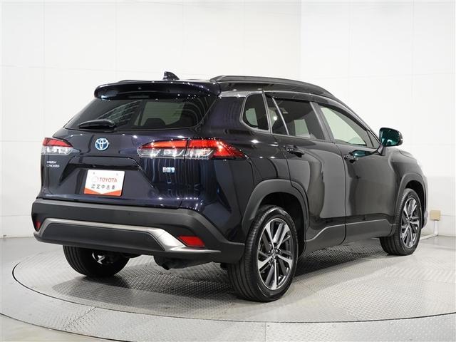 カローラクロス ハイブリッド Z フルセグ メモリーナビ DVD再生 ミュージックプレイヤー接続可 バックカメラ 衝突被害軽減システム ETC ドラレコ LEDヘッドランプ ワンオーナー 記録簿(4枚目)