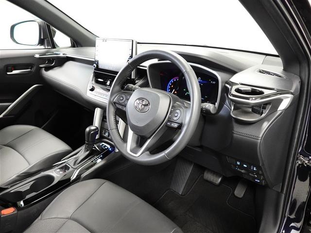 カローラクロス ハイブリッド Z フルセグ メモリーナビ DVD再生 ミュージックプレイヤー接続可 バックカメラ 衝突被害軽減システム ETC ドラレコ LEDヘッドランプ ワンオーナー 記録簿(23枚目)