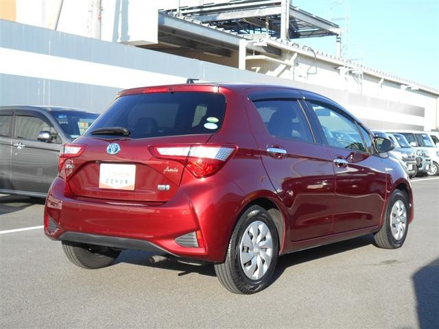 ヴィッツ ハイブリッドＦ　フルセグ　メモリーナビ　ＤＶＤ再生　ミュージックプレイヤー接続可　バックカメラ　衝突被害軽減システム　ＥＴＣ　ドラレコ　ＬＥＤヘッドランプ（3枚目）