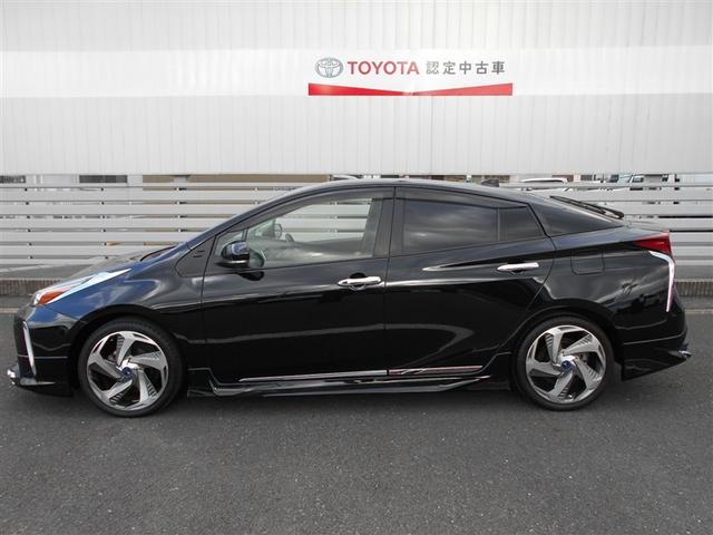 プリウス ＳセーフティプラスＩＩ　フルセグ　メモリーナビ　ＤＶＤ再生　ミュージックプレイヤー接続可　全方位カメラ　衝突被害軽減システム　ＥＴＣ　ドラレコ　ＬＥＤヘッドランプ　フルエアロ（3枚目）