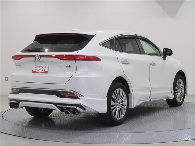 ハリアーハイブリッド Ｚ　レザーパッケージ　革シート　フルセグ　メモリーナビ　ミュージックプレイヤー接続可　バックカメラ　衝突被害軽減システム　ＥＴＣ　ドラレコ　ＬＥＤヘッドランプ　フルエアロ（4枚目）