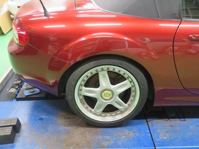 ロードスター ＮＲ－Ａ　ＴＥＩＮ車高調・オートエグゼマフラー・ボルクレーシングアルミホイール（47枚目）