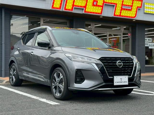 キックス X アラウンドビューモニター ETC クルーズコントロール インテリジェントルームミラー スマートキー プッシュスタート ルーフスポイラー 純正ナビ Bluetooth TV(2枚目)