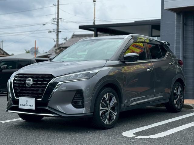 キックス X アラウンドビューモニター ETC クルーズコントロール インテリジェントルームミラー スマートキー プッシュスタート ルーフスポイラー 純正ナビ Bluetooth TV(4枚目)