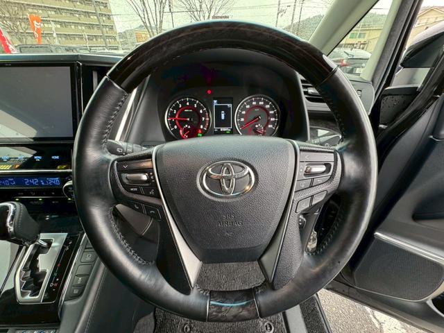 アルファード 2.5S Cパッケージ 両側パワースライドドア デジタルインナーミラー フリップダウンモニター スペアタイヤ HDMI バックカメラ 運転席・助手席シートヒーター/シートベンチレーション ドラレコ ステアリングヒーター(8枚目)