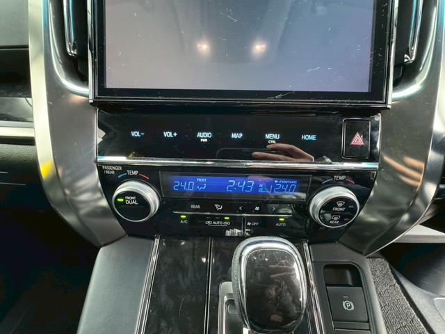 アルファード 2.5S Cパッケージ 両側パワースライドドア デジタルインナーミラー フリップダウンモニター スペアタイヤ HDMI バックカメラ 運転席・助手席シートヒーター/シートベンチレーション ドラレコ ステアリングヒーター(15枚目)