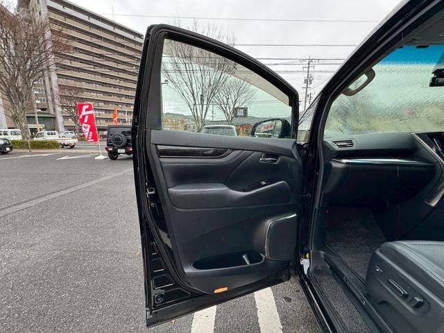 アルファード 2.5S Cパッケージ 両側パワースライドドア デジタルインナーミラー フリップダウンモニター スペアタイヤ HDMI バックカメラ 運転席・助手席シートヒーター/シートベンチレーション ドラレコ ステアリングヒーター(47枚目)