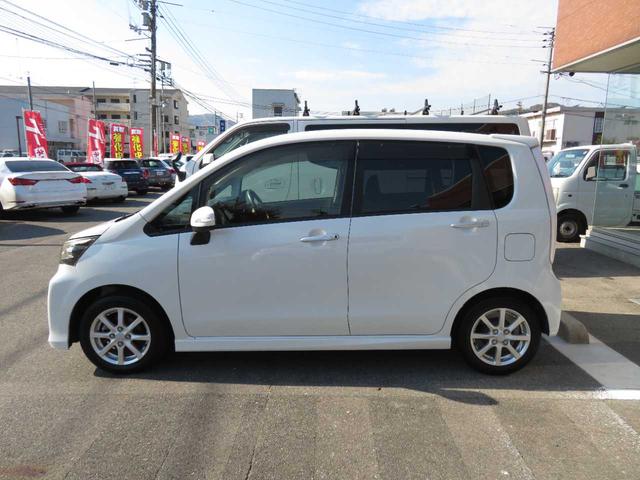 ムーヴ カスタム X SA 1オーナー 実走行 エアロ リアスポ LEDライト 純正アルミ メモリーナビBカメラ 衝突被害軽減ブレーキ 横滑り防止 ヒルスタート ソナー アイドリングストップ ベンチシート ETC スマートキー(5枚目)