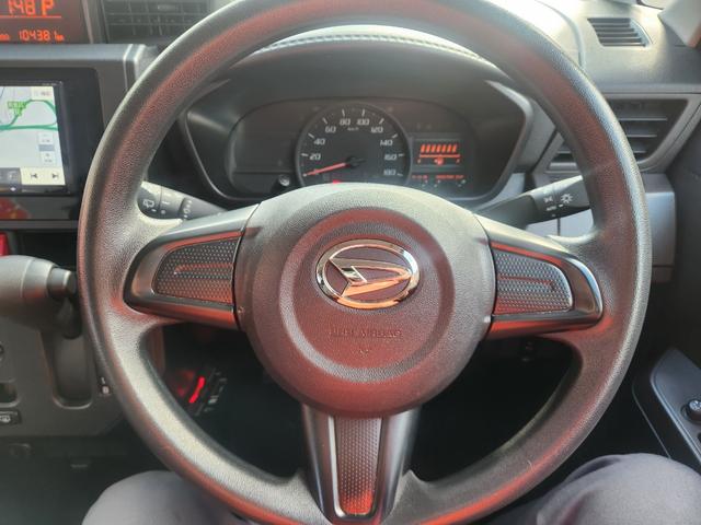 トール Ｘ　ＳＡＩＩＩ　スマートキー　プッシュスタート　左側パワースライドドア　社外ナビ　バックモニター　ガイドライン付き　ＥＴＣ　ハロゲンヘッドランプ　マニュアルエアコン　衝突軽減装置　クリアランスソナー（29枚目）