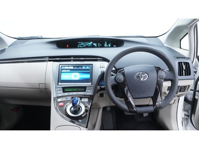 プリウス Ｓツーリングセレクション・マイコーデ　禁煙車　純正８インチＨＤＤナビ　フルセグＴＶ　ＣＤ／ＤＶＤ再生　Ｂｌｕｅｔｏｏｔｈ接続　バックカメラ　スマートキー　プッシュスタート　カーテンエアバック＆サイドエアバック　マイコーデ専用内装カラー（3枚目）