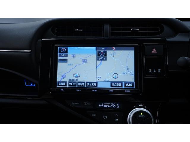 アクア Ｇブラックソフトレザーセレクション　禁煙車　中期　純正９インチＳＤナビ　フルセグＴＶ　ＣＤ再生　Ｂｌｕｅｔｏｏｔｈ対応　バックカメラ　スマートキー　プッシュスタート　ブラックレザーシート　ＬＥＤヘッドライト　ＡＵＴＯライト　ＥＴＣ（7枚目）