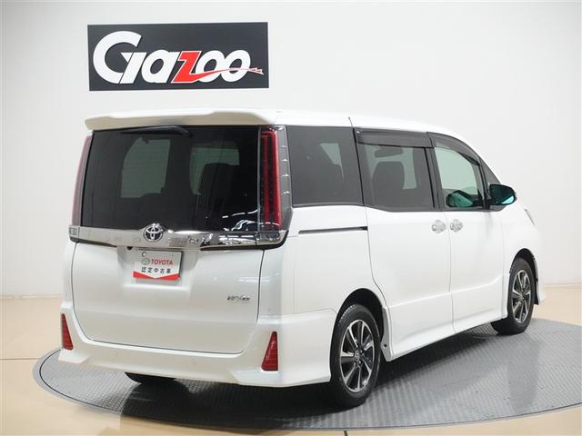 ノア Si ダブルバイビーII フルセグ メモリーナビ DVD再生 ミュージックプレイヤー接続可 後席モニター バックカメラ 衝突被害軽減システム ETC 両側電動スライド LEDヘッドランプ ウオークスルー 乗車定員7人 記録簿(4枚目)