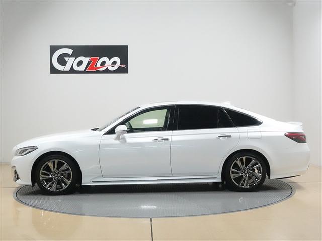 クラウンハイブリッド RSアドバンス 革シート サンルーフ フルセグ メモリーナビ DVD再生 ミュージックプレイヤー接続可 バックカメラ 衝突被害軽減システム ETC ドラレコ LEDヘッドランプ ワンオーナー 記録簿(3枚目)