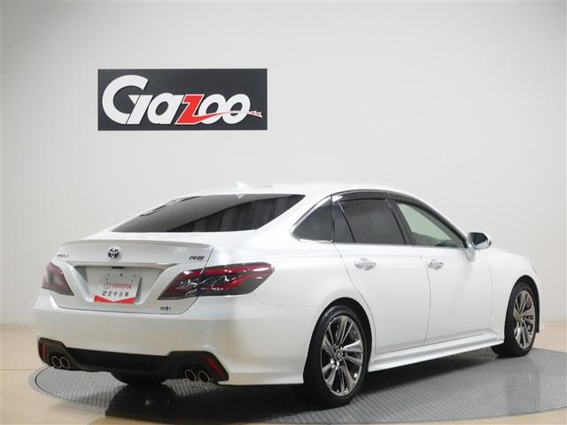 クラウンハイブリッド RSアドバンス 革シート サンルーフ フルセグ メモリーナビ DVD再生 ミュージックプレイヤー接続可 バックカメラ 衝突被害軽減システム ETC ドラレコ LEDヘッドランプ ワンオーナー 記録簿(4枚目)