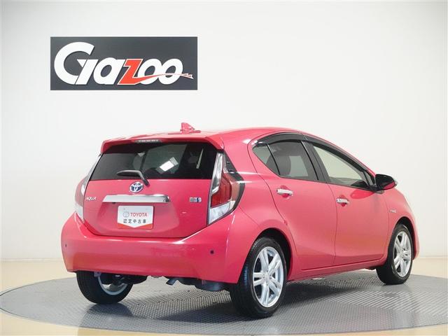 アクア Gブラックソフトレザーセレクション フルセグ メモリーナビ DVD再生 ミュージックプレイヤー接続可 バックカメラ 衝突被害軽減システム ETC ドラレコ LEDヘッドランプ ワンオーナー 記録簿(4枚目)