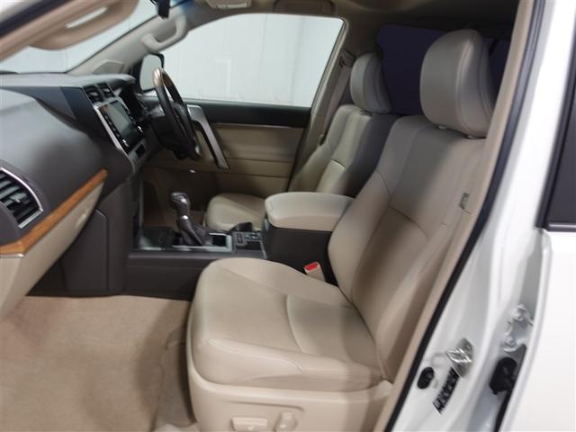 ランドクルーザープラド TX Lパッケージ マットブラックエディション 革シート サンルーフ 4WD フルセグ メモリーナビ ミュージックプレイヤー接続可 バックカメラ 衝突被害軽減システム ETC LEDヘッドランプ ワンオーナー 記録簿(6枚目)