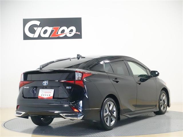 プリウス Ｓツーリングセレクション　ミュージックプレイヤー接続可　バックカメラ　衝突被害軽減システム　ＥＴＣ　ＬＥＤヘッドランプ　ワンオーナー　フルエアロ　記録簿（4枚目）