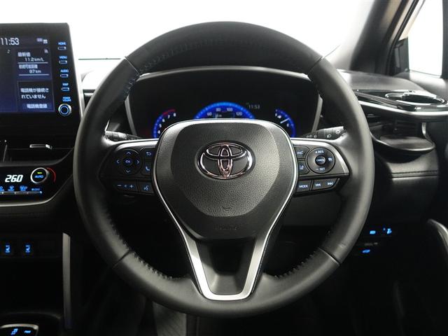 カローラクロス Z ミュージックプレイヤー接続可 バックカメラ 衝突被害軽減システム ETC LEDヘッドランプ ワンオーナー 記録簿(30枚目)