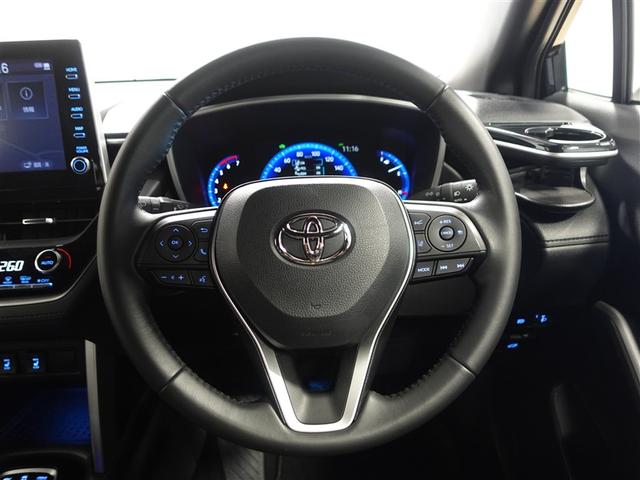 カローラクロス ハイブリッド Z メモリーナビ ミュージックプレイヤー接続可 バックカメラ 衝突被害軽減システム ETC ドラレコ LEDヘッドランプ ワンオーナー フルエアロ 記録簿(30枚目)