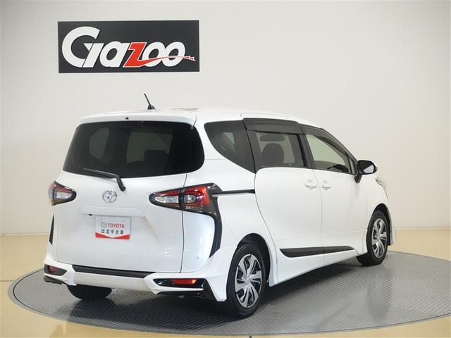 シエンタ G クエロ フルセグ メモリーナビ DVD再生 ミュージックプレイヤー接続可 バックカメラ 衝突被害軽減システム ETC 両側電動スライド LEDヘッドランプ ウオークスルー 乗車定員7人 3列シート フルエアロ(4枚目)