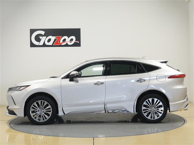 ハリアーハイブリッド Z レザーパッケージ 革シート サンルーフ フルセグ メモリーナビ ミュージックプレイヤー接続可 バックカメラ 衝突被害軽減システム ETC ドラレコ LEDヘッドランプ ワンオーナー フルエアロ 記録簿(3枚目)