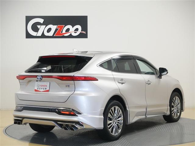 ハリアーハイブリッド Z レザーパッケージ 革シート サンルーフ フルセグ メモリーナビ ミュージックプレイヤー接続可 バックカメラ 衝突被害軽減システム ETC ドラレコ LEDヘッドランプ ワンオーナー フルエアロ 記録簿(4枚目)